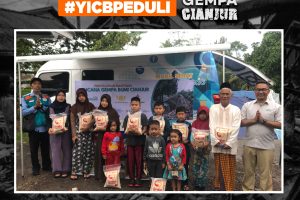 YICB PEDULI GEMPA CIANJUR BANTUAN SEMBAKO PEMERIKSAAN KESEHATAN DAN OBAT-OBATAN