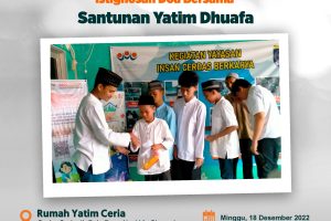 Istighosah Doa Bersama dan Santunan Yatim Dhuafa, Minggu 18 Desember 2022