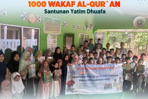 PENYALURAN 1000 WAKAF ALQURAN MIFTAHUL HUDA BEKASI 3 JUNI 2023