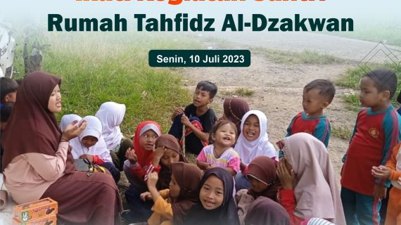 Aktivitas Rumah Tahfidz Al-Dzakwan Cimanggu Bogor Senin 10 Juli 2023