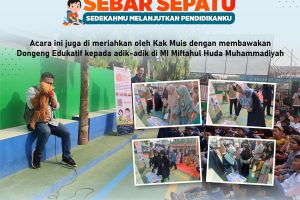 Sebar Sepatu Road To MI Miftahul Huda Muhammadiyah Cinangka