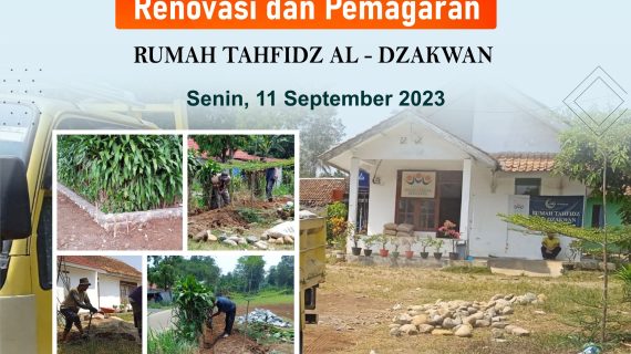 Update Progress Renovasi dan Pemagaran Rumah Tahfidz Al-Dzakwan