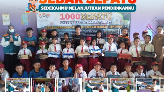 Penyaluran Sebar Sepatu SDN 09 Sujah Kalimantan Barat, 30 Oktober 2023