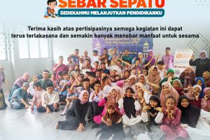 SEBAR SEPATU ROAD TO SLB WIJAYA KUSUMAH