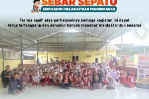 SEBAR SEPATU ROAD TO SDIT RAHMANIYAH 1 BILINGUAL SCHOOL DEPOK
