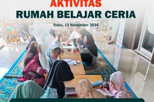 AKTIVITAS RUMAH BELAJAR CERIA RABU 13 NOVEMBER 2024