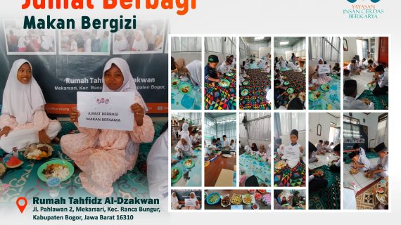 JUMAT BERBAGI MAKAN BERGIZI RUMAH TAHFIDZ AL-DZAKWAN 25 JULI 2025