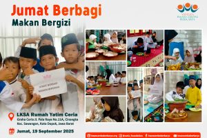 JUMAT BERBAGI MAKAN BERGIZI 19 SEPTEMBER 2025