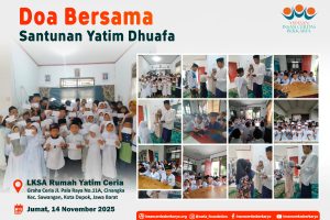 DOA BERSAMA SANTUNAN YATIM DHUAFA 14 NOVEMBER 2025
