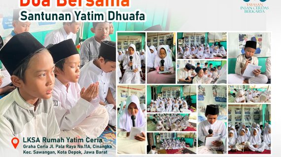 DOA BERSAMA SANTUNAN YATIM DHUAFA 13 FEBRUARI 2026