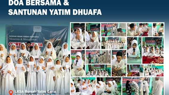DOA BERSAMA SANTUNAN YATIM DHUAFA 22 MEI 2026