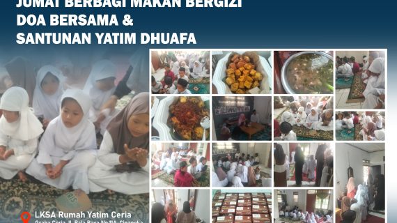 DOA BERSAMA SANTUNAN YATIM DHUAFA JUMAT BERBAGI MAKAN BERGIZI 19 JUNI 2026