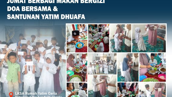 DOA BERSAMA SANTUNAN YATIM DHUAFA JUMAT BERBAGI MAKAN BERGIZI 5 JUNI 2026