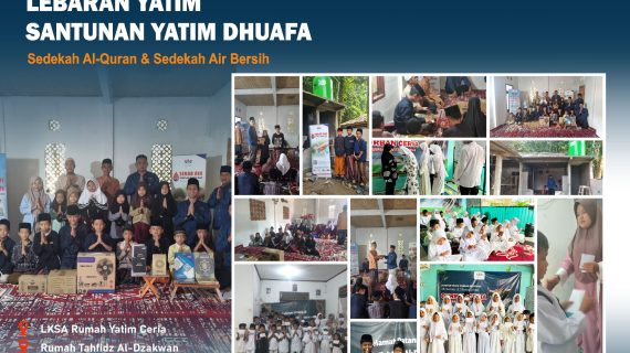 LEBARAN YATIM SANTUNAN SEDEKAH ALQURAN DAN AIR BERSIH